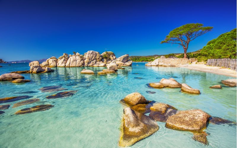 La plage de Palombaggia